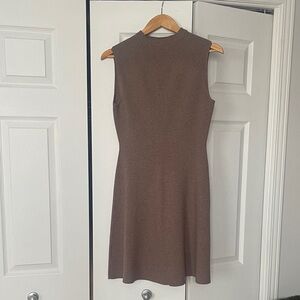 Club Monaco Brown Sleeveless Mini Dress